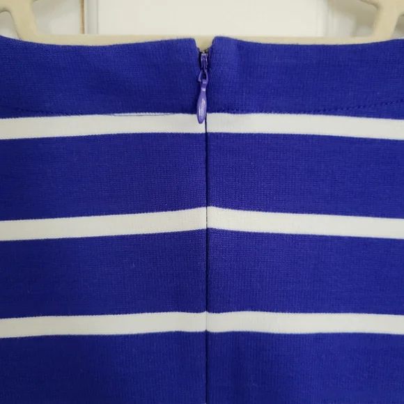 Gap Nautical Shift Dress Women SMALL Coastal Stripes Pockets Casual Boating 2012 - Picture 5 of 7